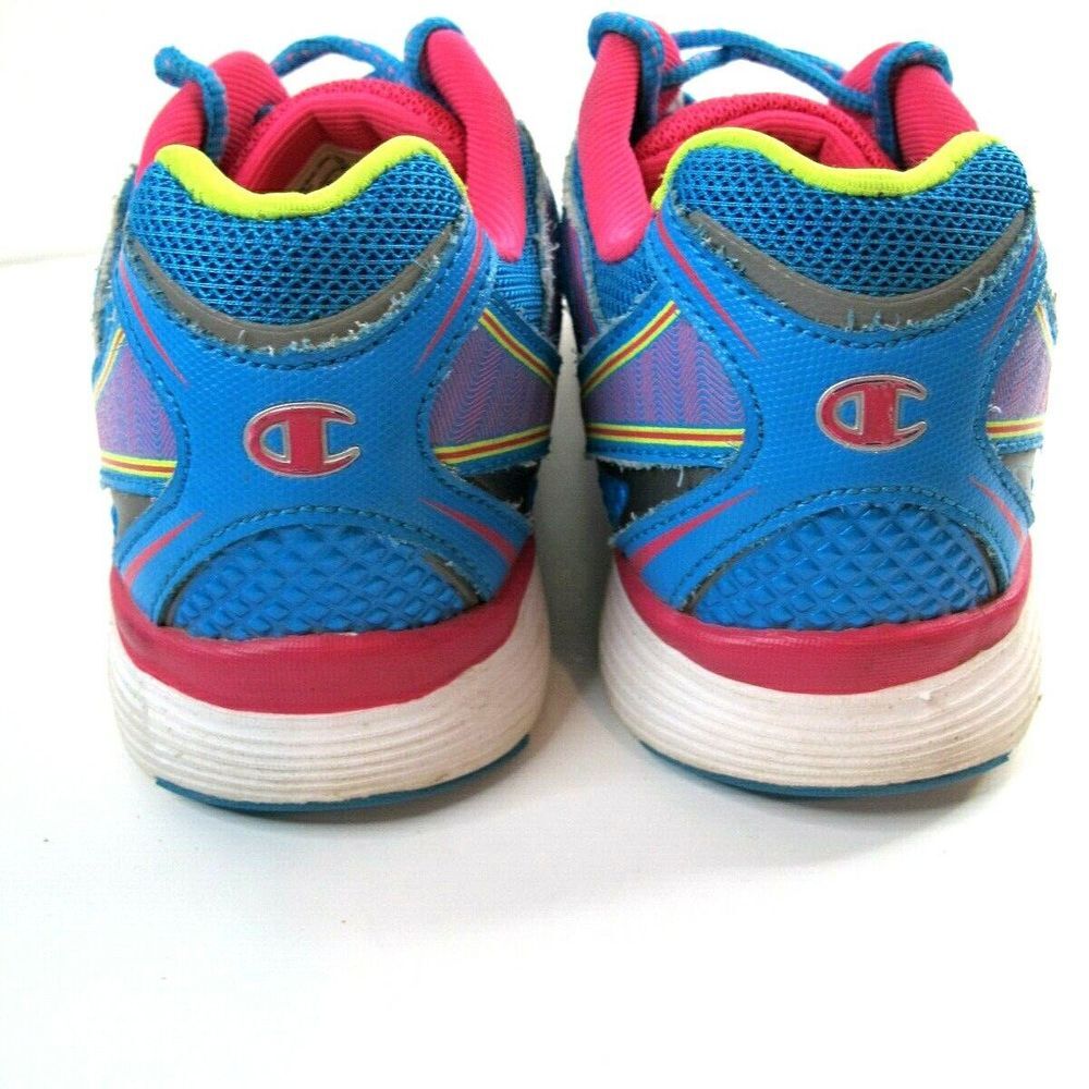 Women's Size 8 Champion Athletic/Running/Casual Shoes Teal/Pink/White - EUC - Picture 4 of 8